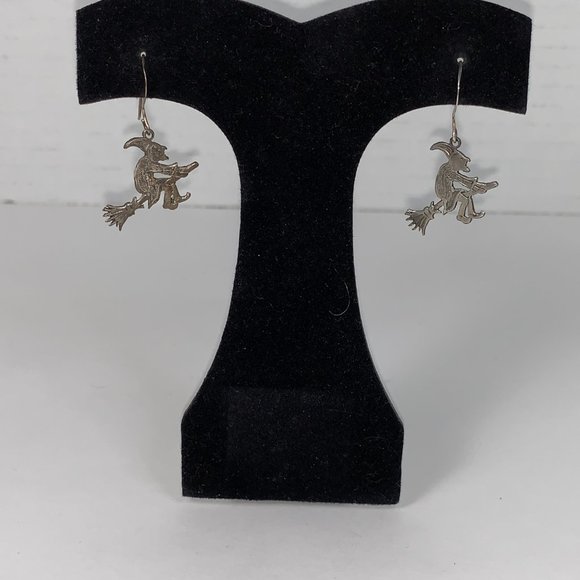 Sterling Silver Witch Earrings - Picture 4 of 15